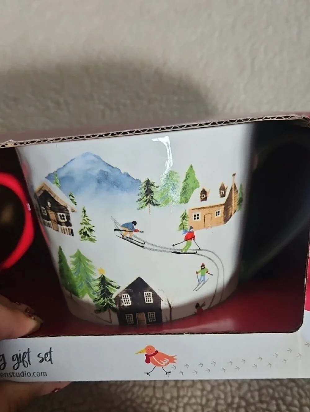 Merry and Bright Holiday Mug Set